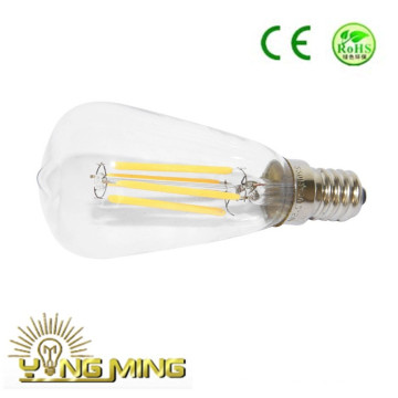 St38 alta luminosidade claro LED filamento bulbo com 3.5W E12s / E14s